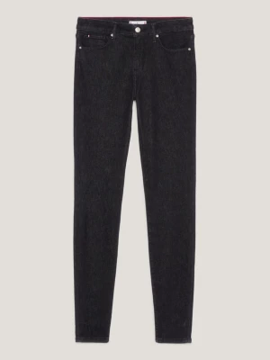 Calça jeans skinny de cintura média Como TH Flex preta