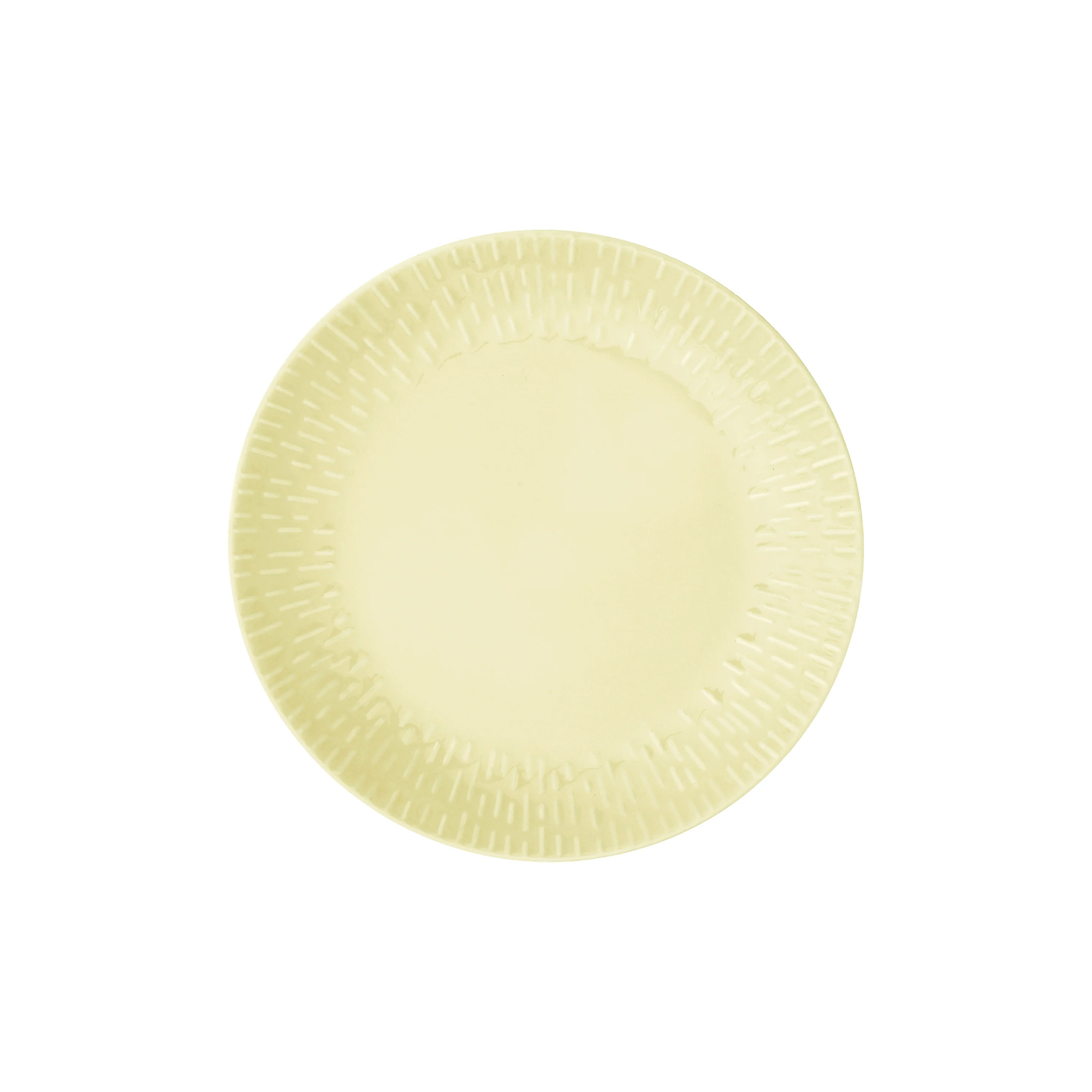 Aida  Confetti Lemon frokosttallerken m/relief - Ø24 cm.