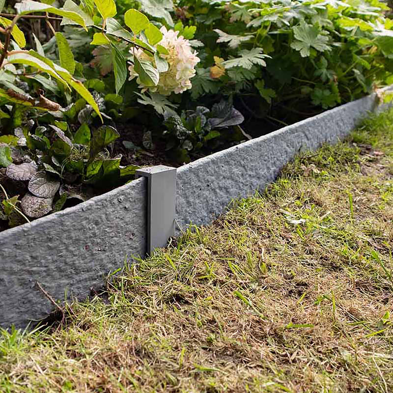 Multi-edge ECO kantopsluiting grijs Grondpennen 38cm