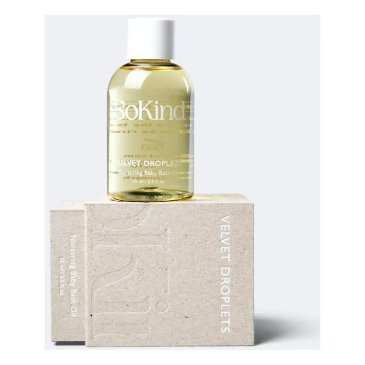 SoKind Huile de bain bébé Velvet Droplets - 75 ml