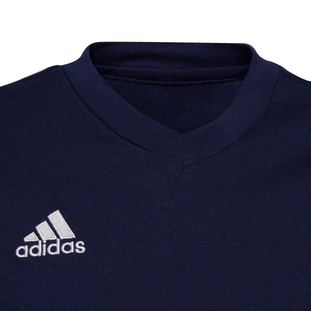 adidas junior voetbalshirt donkerblauw