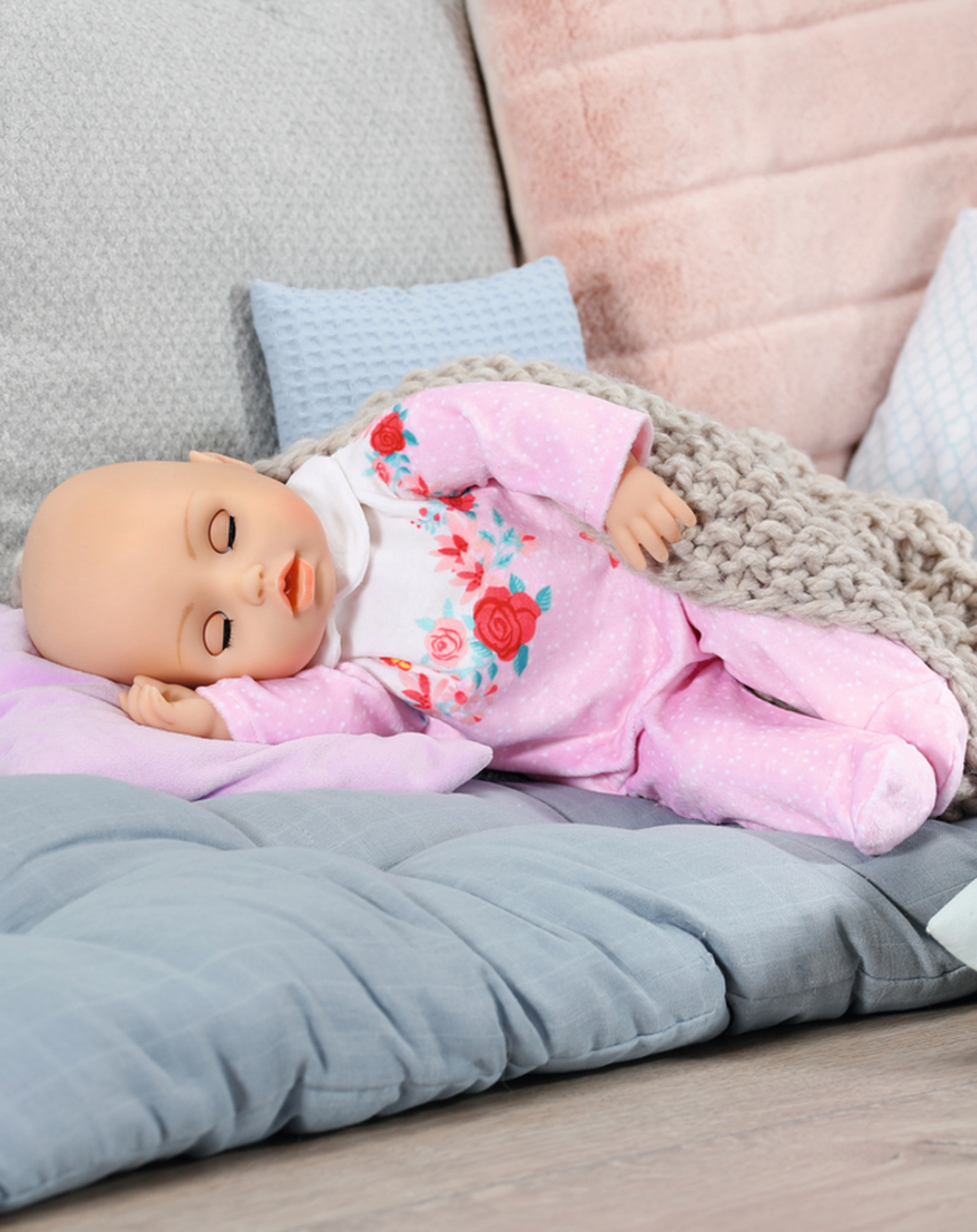 Baby Annabell® Strampler BLUMEN in rosa (43cm)