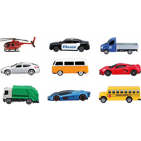 Car Mania biler 9-pak