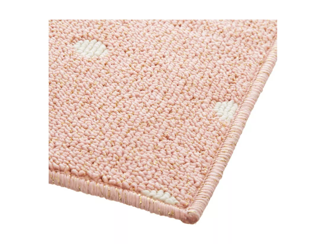 Tapis enfant Marelle Rose 80 x 150 cm