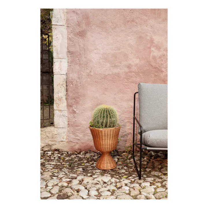 Ferm Living Porte-plante Agnes en rotin