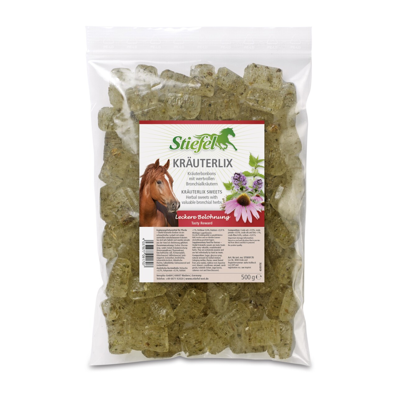 Stiefel Kräuterlix Bonbon 500 g