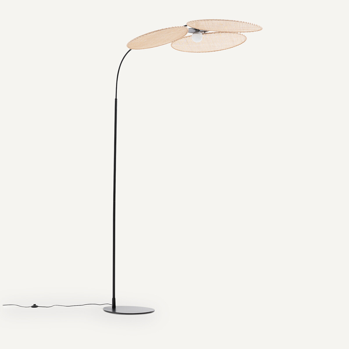 AM.PM<br>Booglamp em rotan, design E.Gallina, Canopée