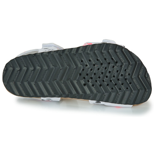 Geox - J ADRIEL GIRL - Blanc / Noir / Rose