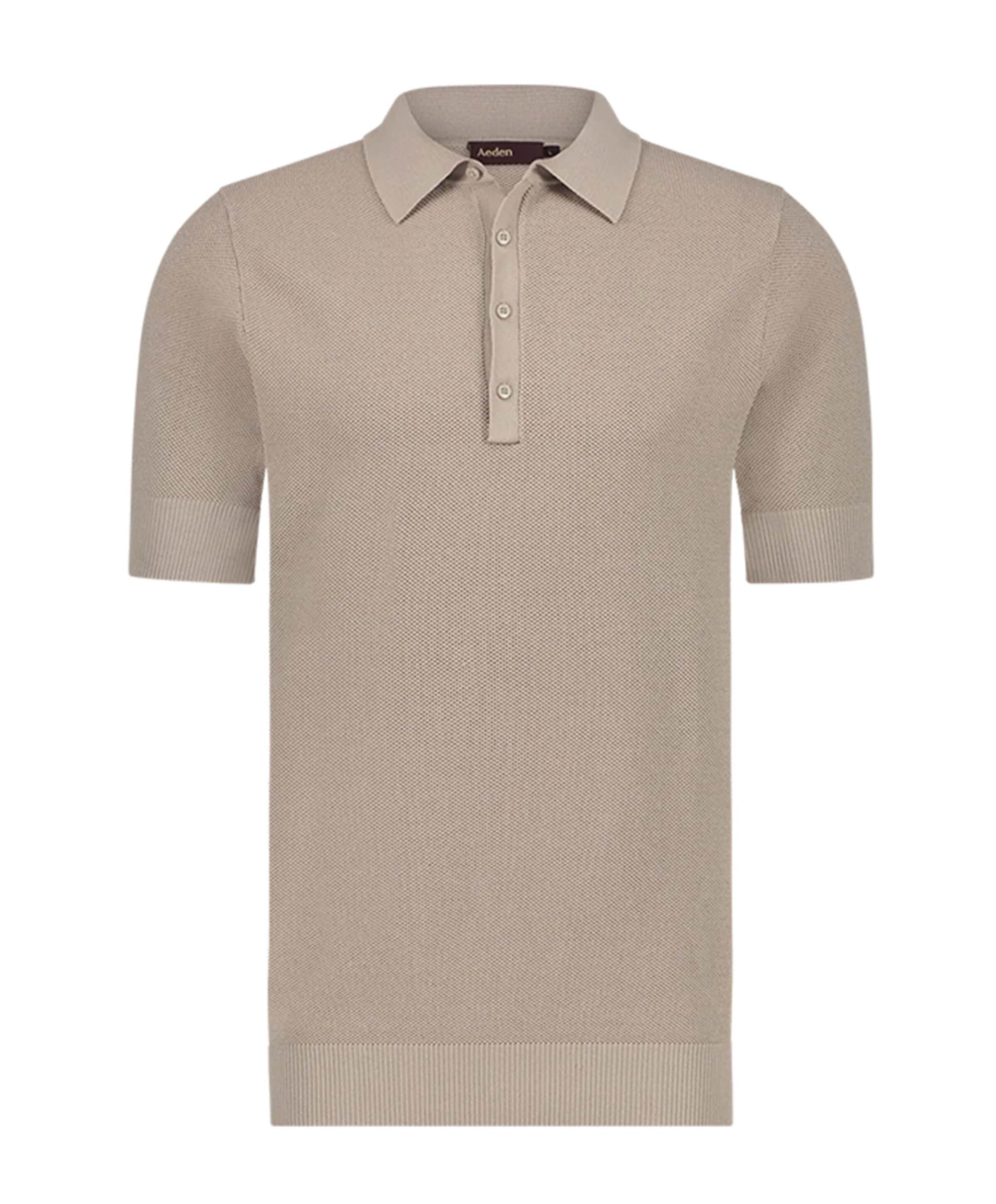 Aeden Heren polo beige