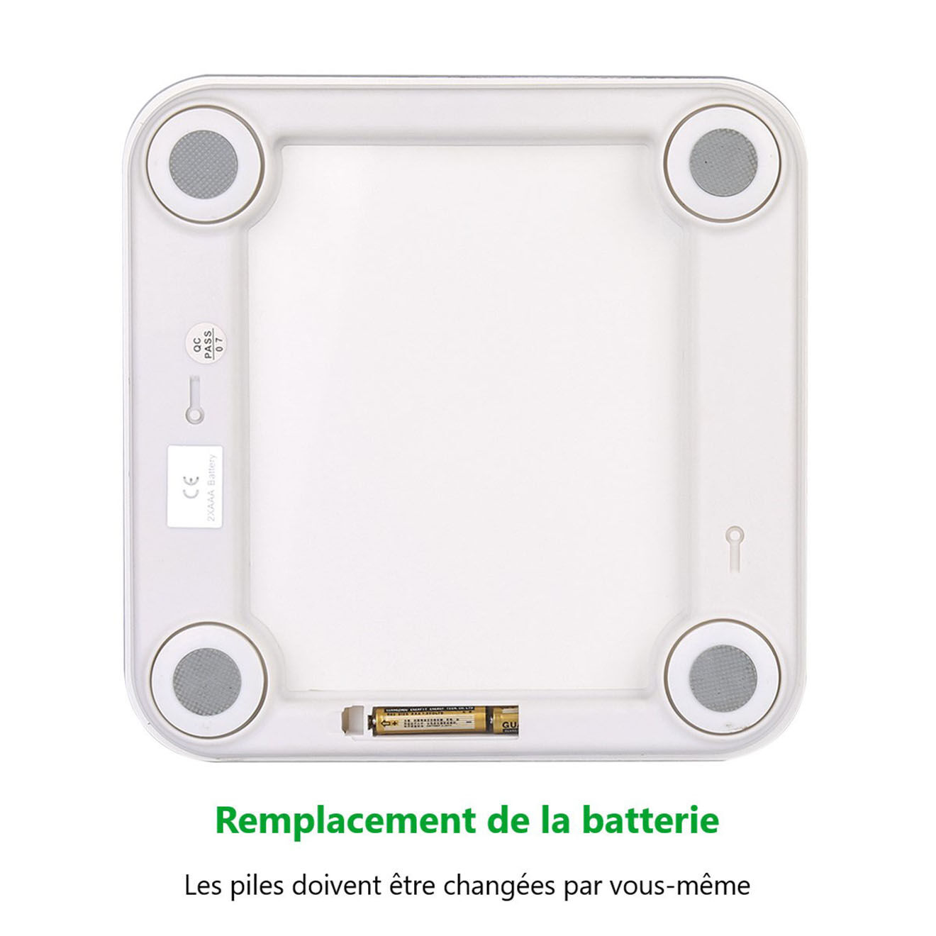 Paloma Beauties Balance numérique bluetooth à piles blanche
