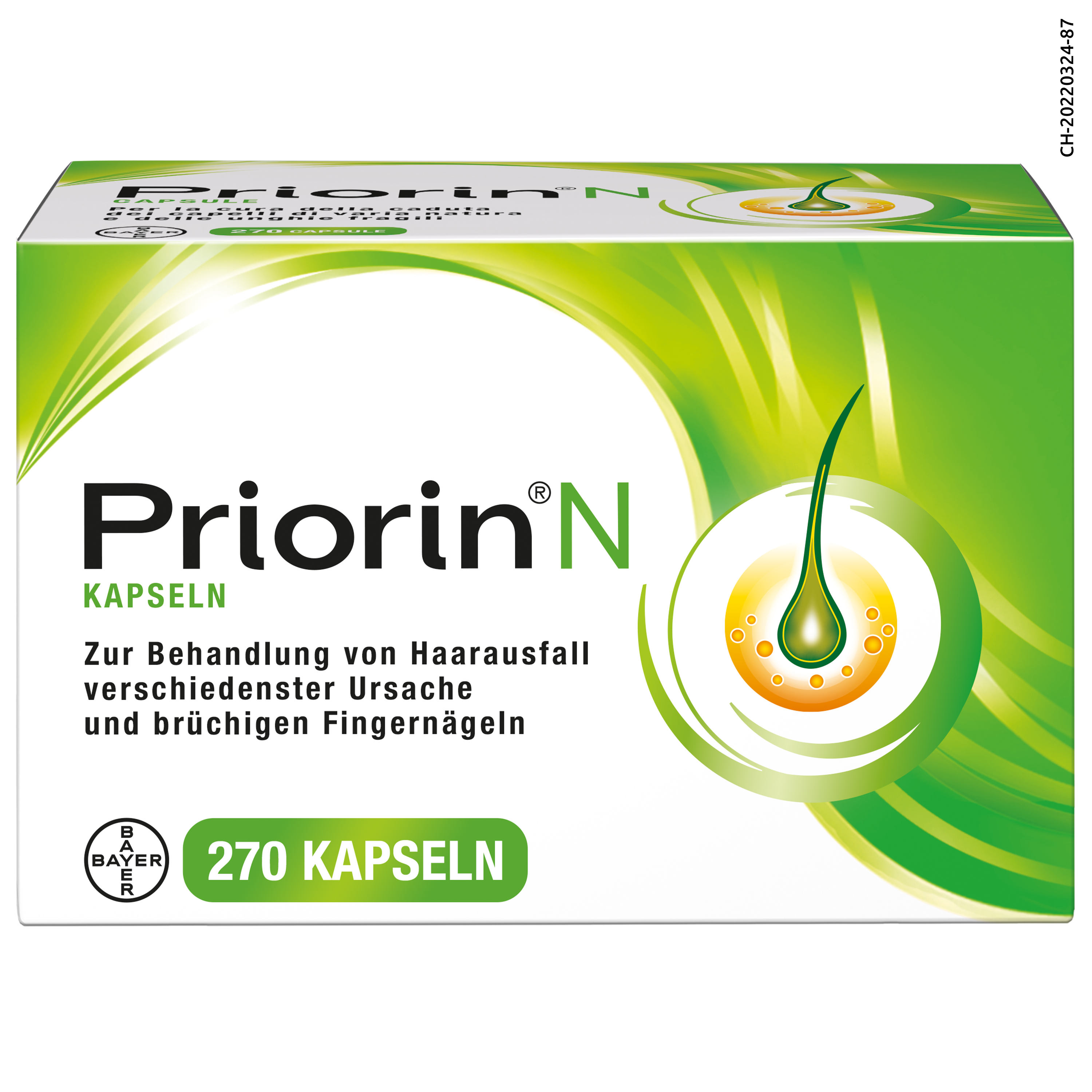 PRIORIN N Kaps Blist 270 Stk