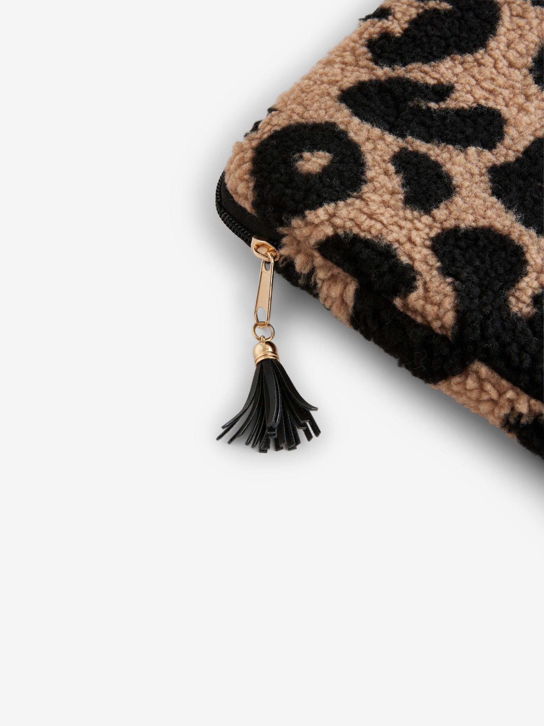 Leopard Borg laptophoes met luipaardprint