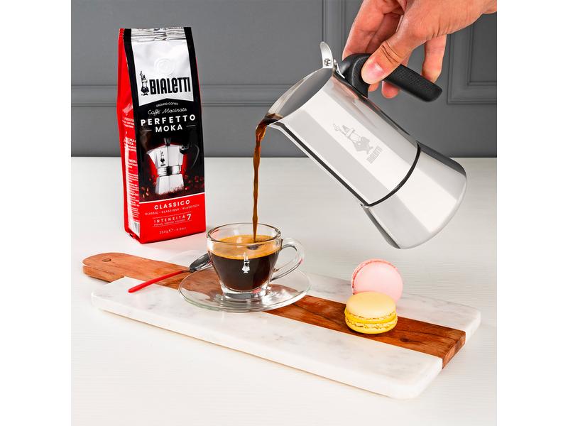 Bialetti Espressokocher Venus 10 Tassen, Silber Italienische Espressokanne – ein Design-Klassiker