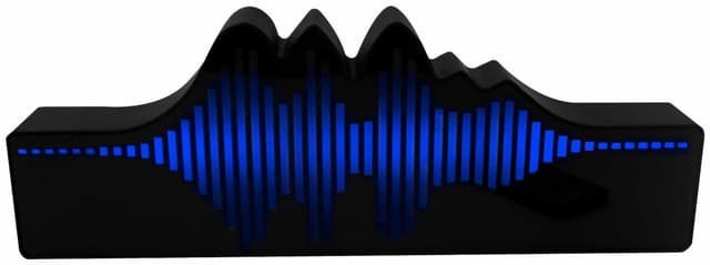 Fizz Creations Sound Wave logo USB-lampe