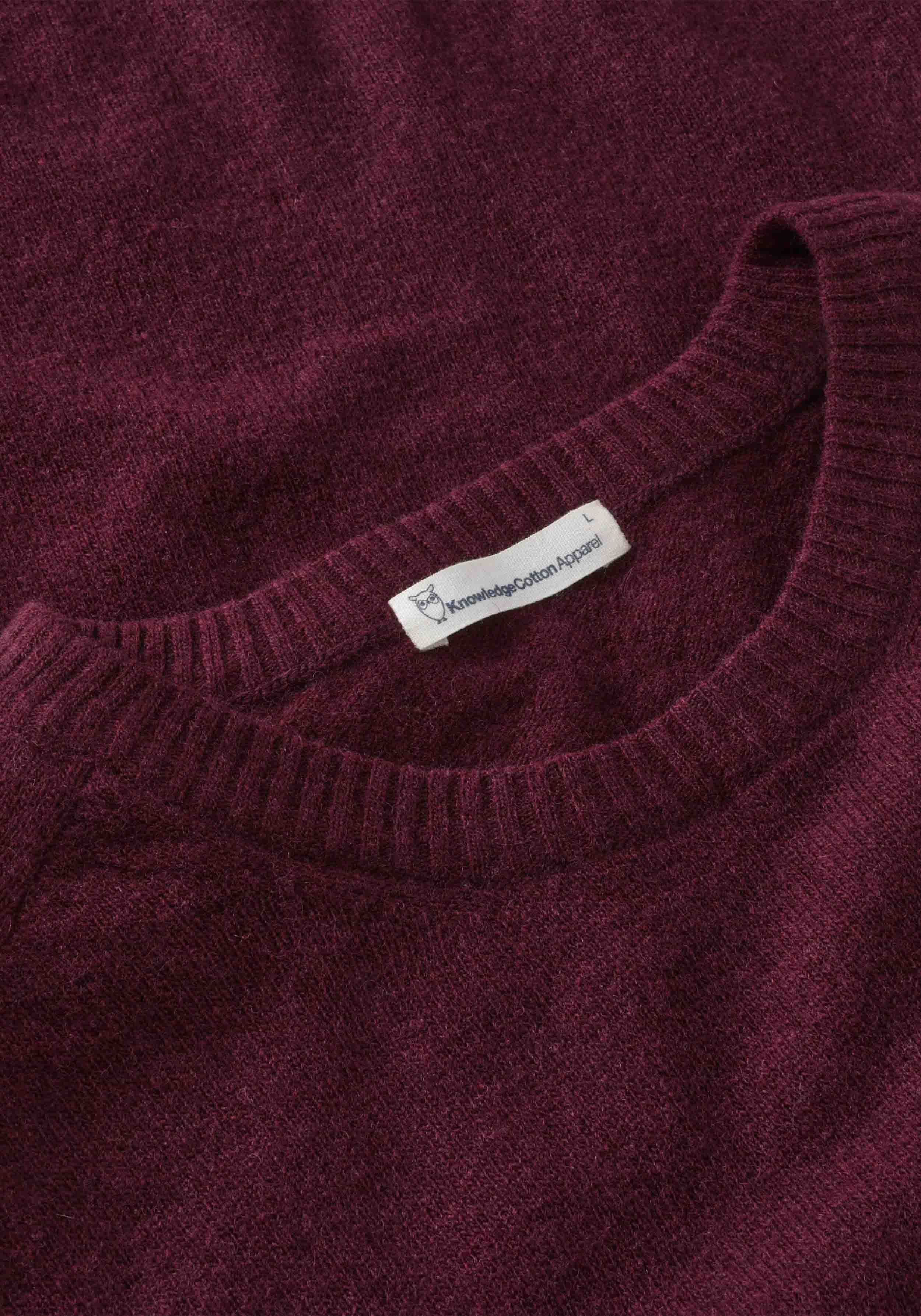 Knowledge Cotton Apparel Wollpullover Crew Neck Fig