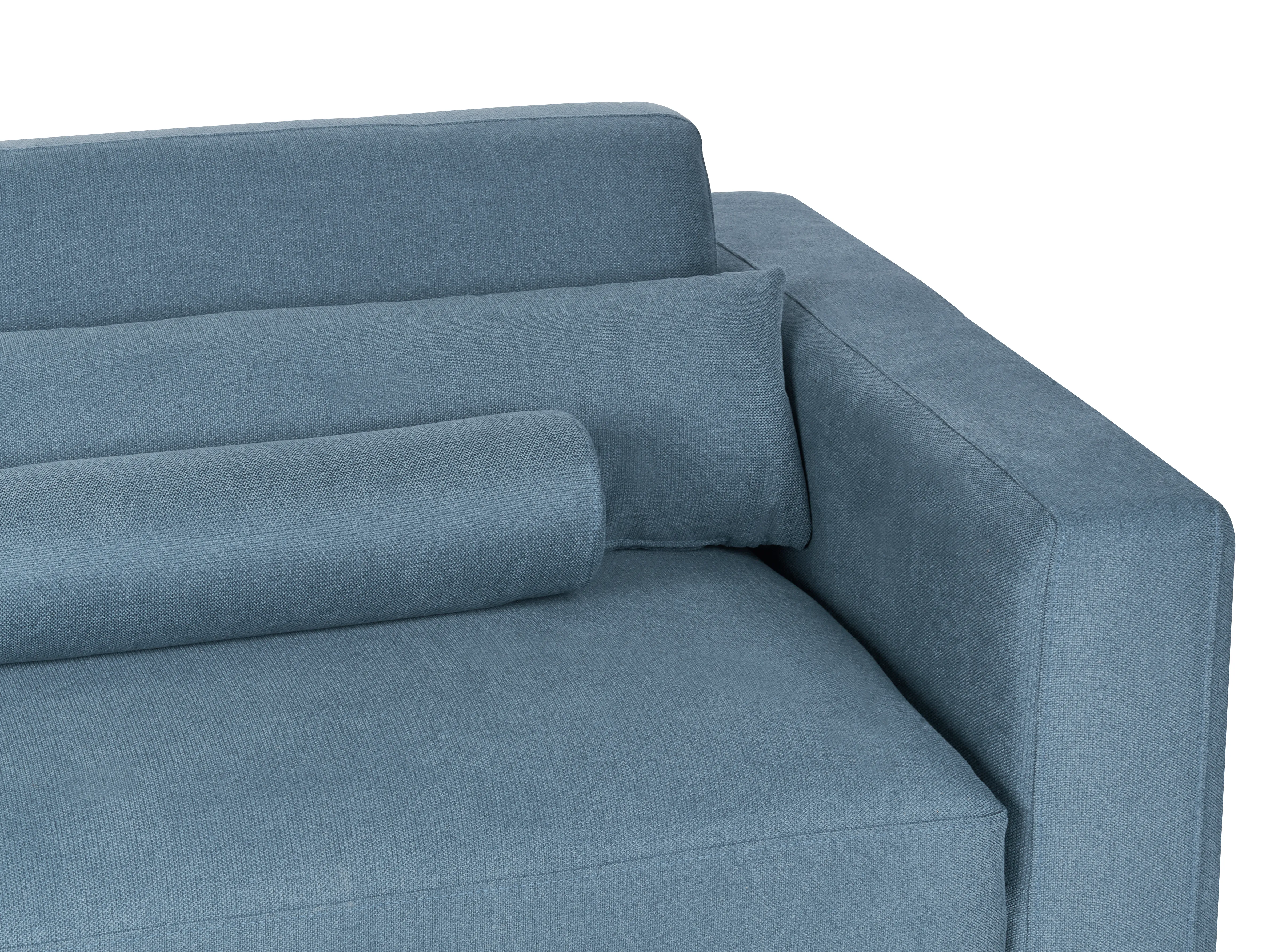 Bank 3-zits ANGE Stof Blauw