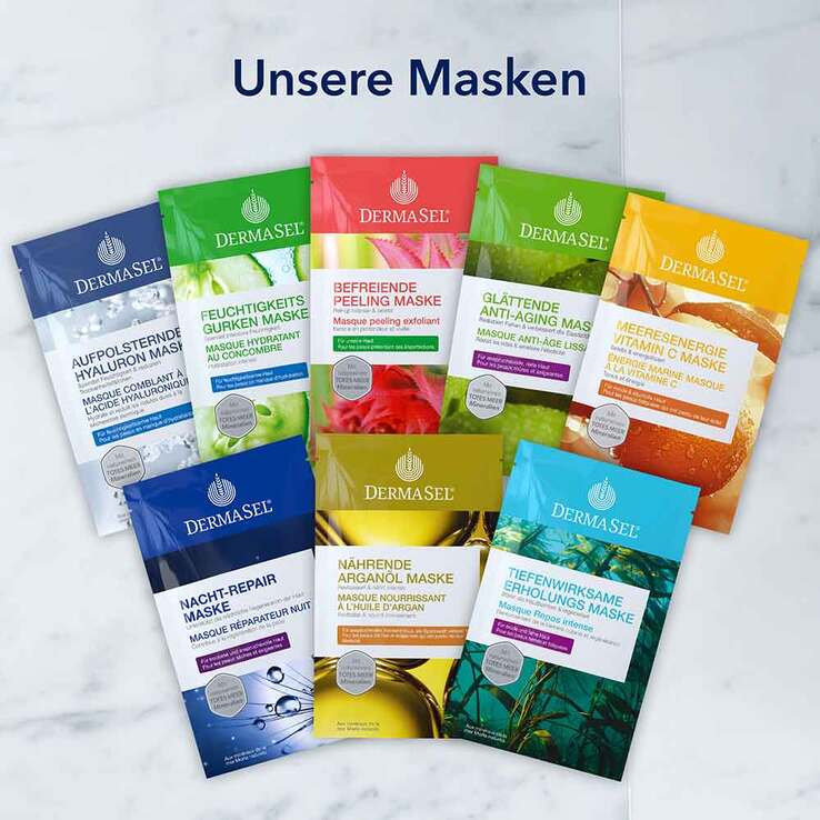 Dermasel Maske Meeresenergie Vitamin C, 12 ml