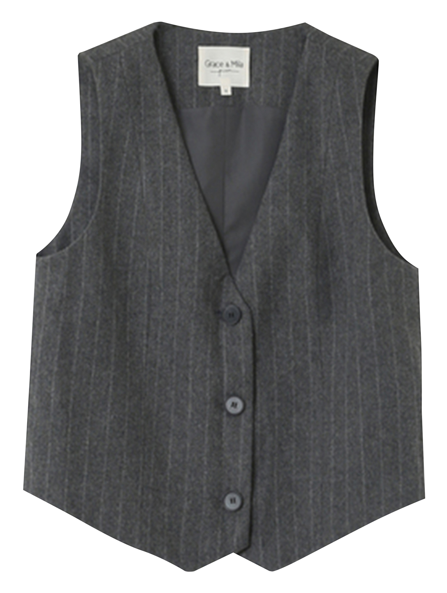 NICO - Gilet de tailleur sans manches| Argent