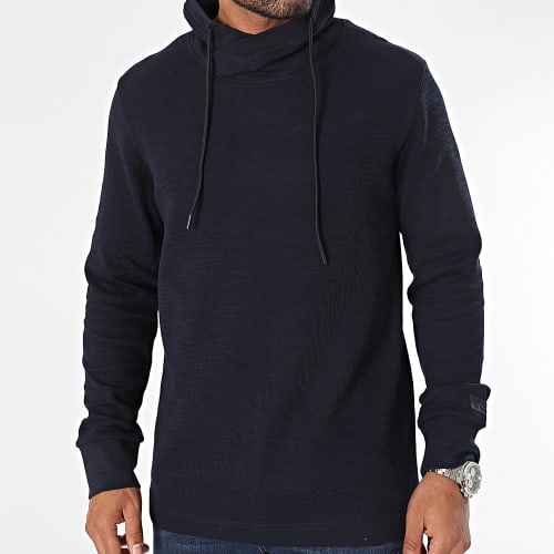 Sweat Manches Longues Col Amplified 1037847-XX-10 Bleu Marine Chiné