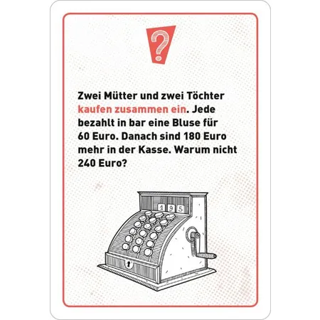 moses. Denksport für Gehirnjogger