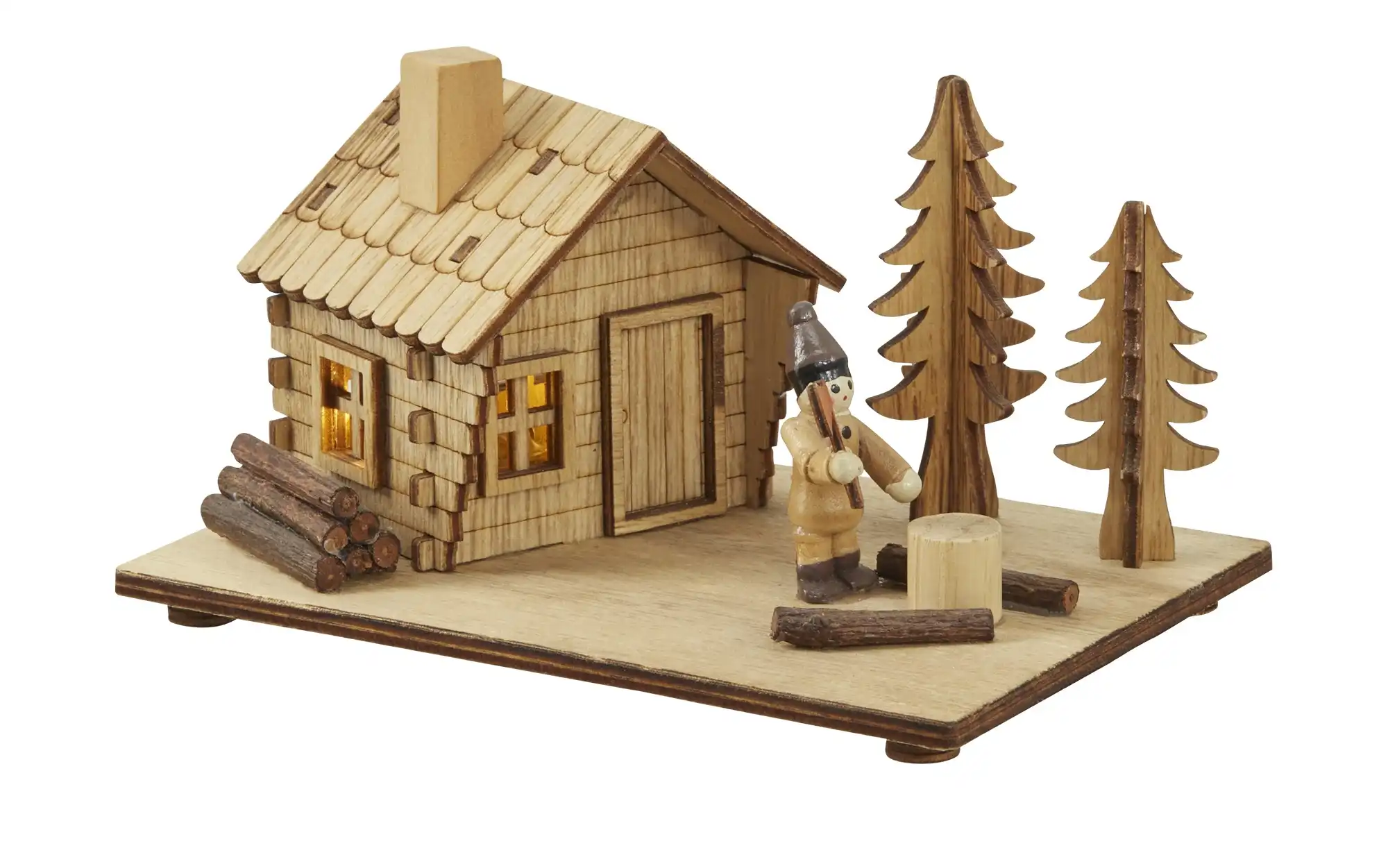 HOME STORY LED Holz Hütte