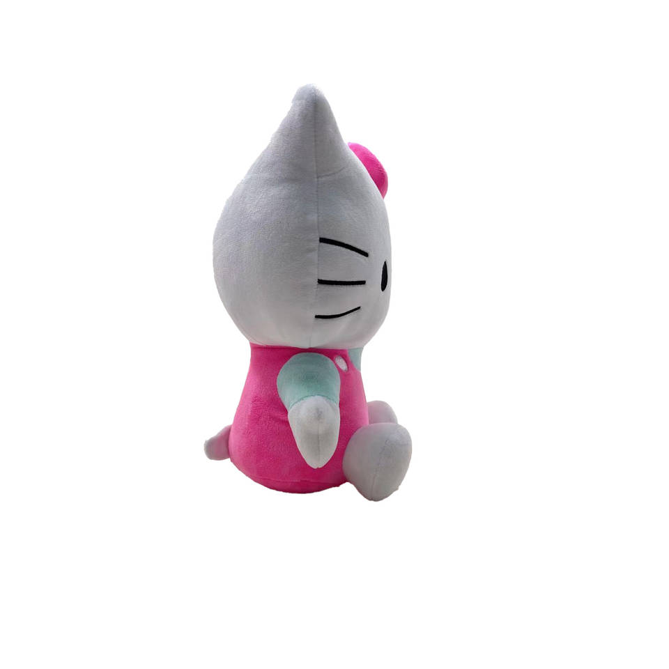 Hello Kitty knuffeldier zittend - 30 cm