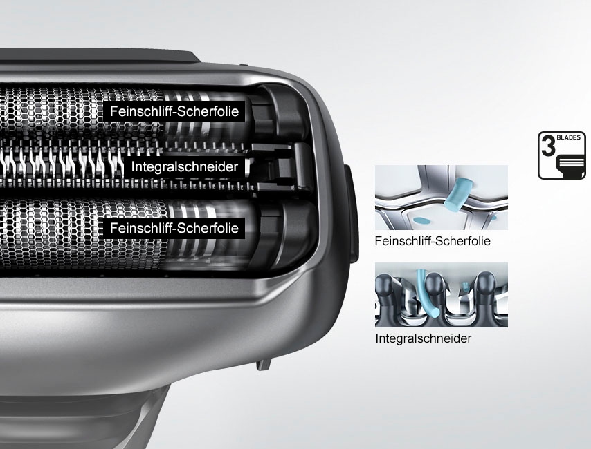 Panasonic Elektrorasierer »ES-RT67« Langhaartrimmer Nass-/Trocken-Rasierer