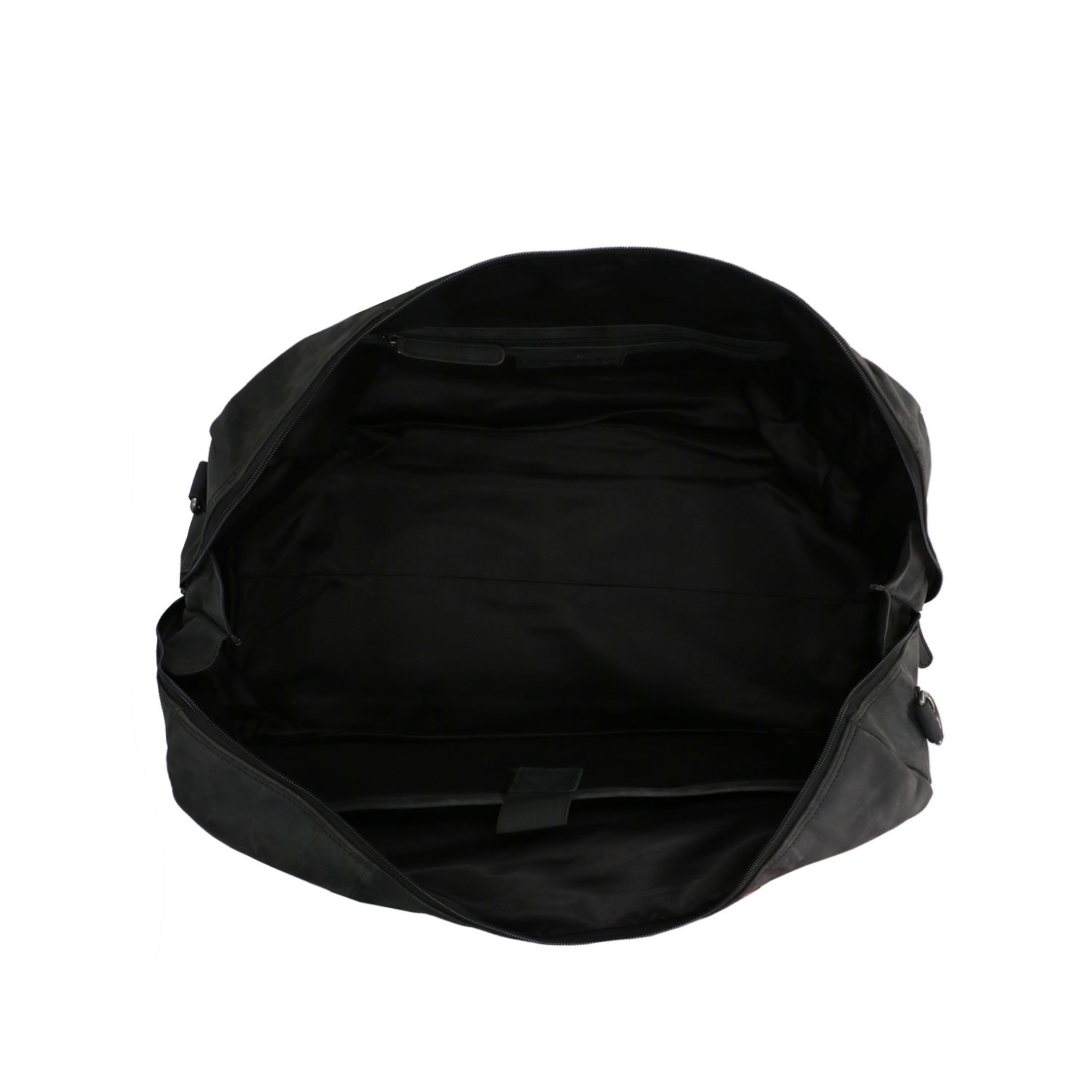 Travelbags The Base Leather Weekender black