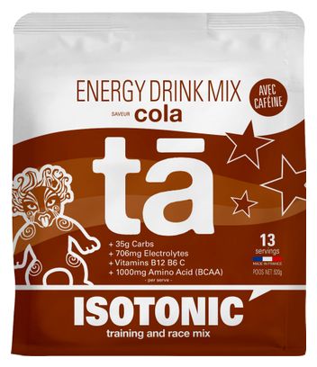 Boisson énergétique Tā Energy Drink Mix Isotonic Cola - 520g