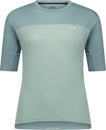 DIVERSION Damen-Merino-Kurzarmshirt  dewdesert sage  M