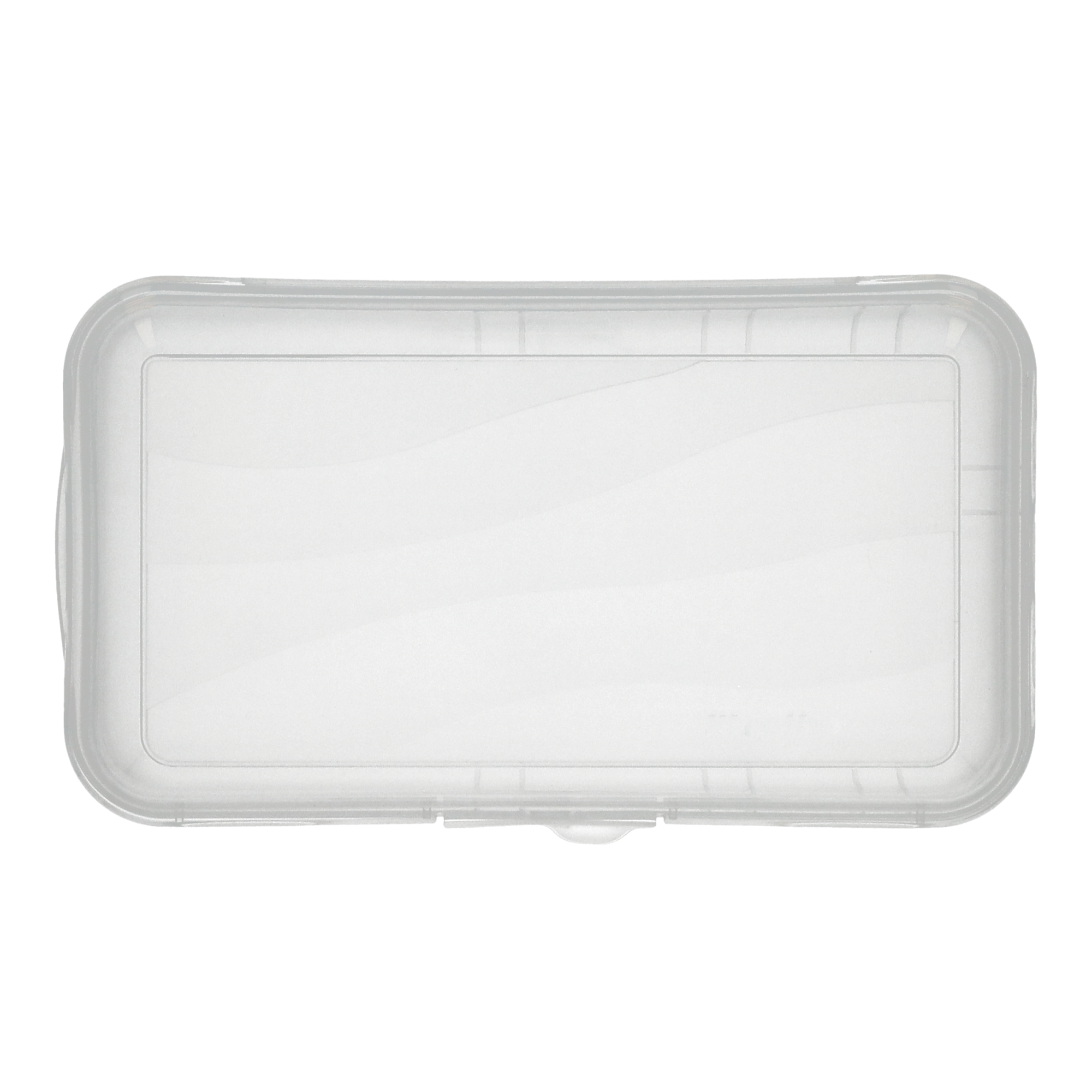 (1.7l) FUN Lunchbox Brotdose Snack Znüni Box mit Trennwand (1111900096) - Transparent