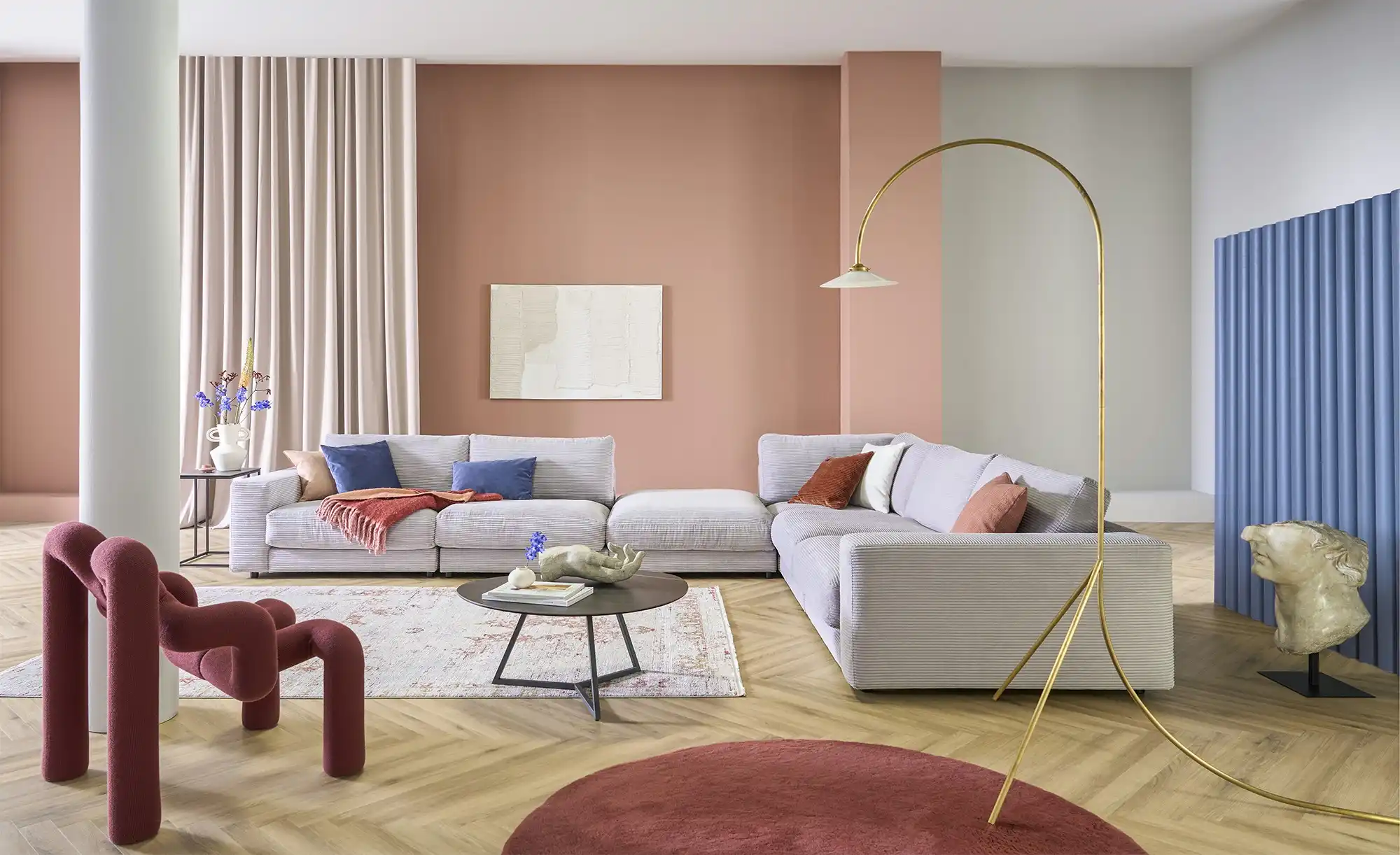 Jette Home Element Ecke in Cord Sila
