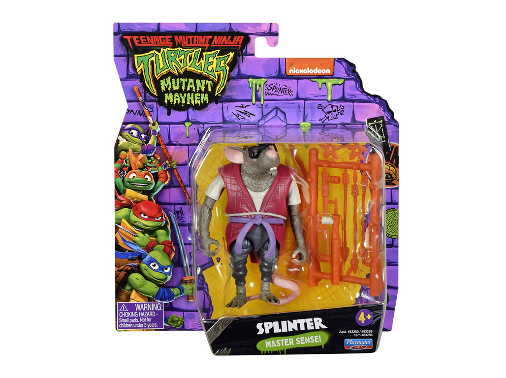 FIGURA BÁSICA TARTARUGAS NINJA MODELOS SORTIDOS