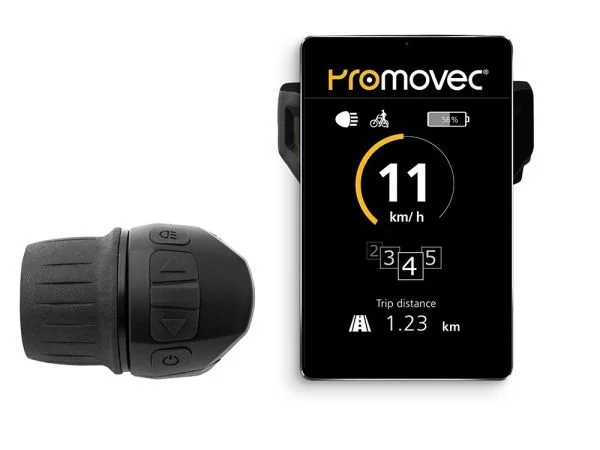 Promovec Connect  Centerdisplay m. Gashåndtag