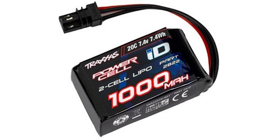 Traxxas RC-Akku LiPo 2S 7.4 V 1000 mAh TRX-4M Zertifizierter iD-ausgerüsteter LiPo-Akku