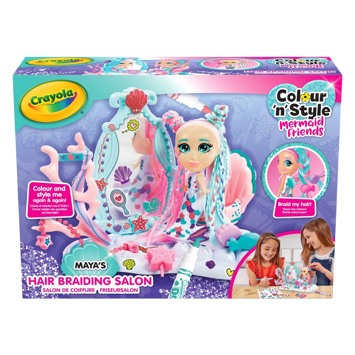 Colour'n'Style mermaid friends : Salon de coiffure sirènes