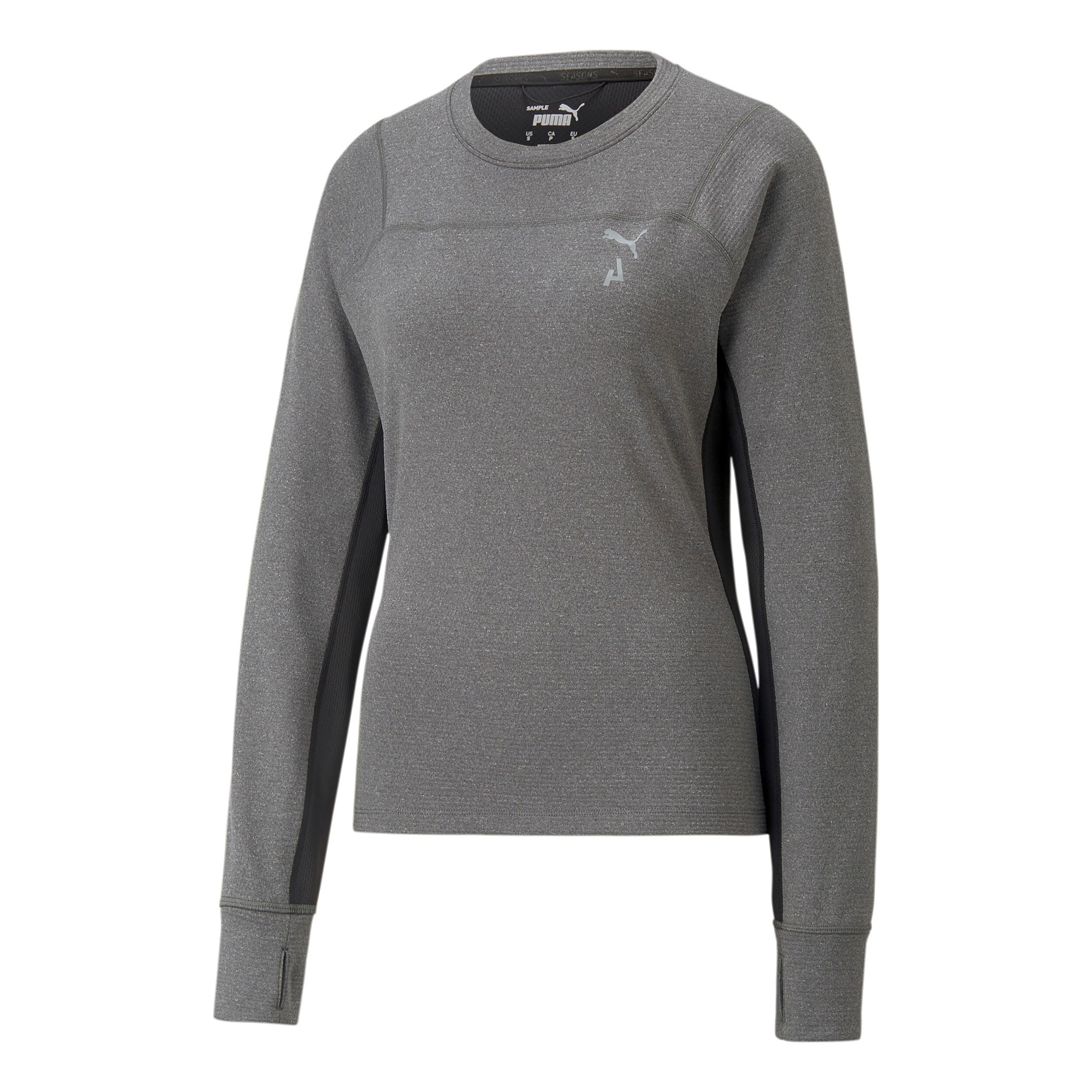 Puma Seasons Raincell Haut Manches Longues Femmes - Gris