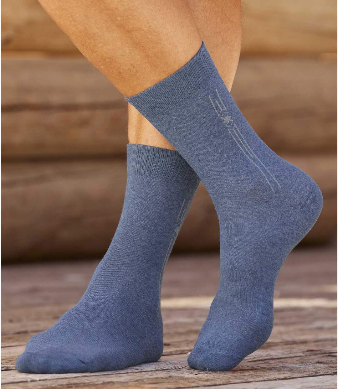Lot de 4 Paires de Chaussettes Jacquard