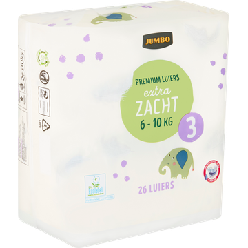 Jumbo Premium Luiers Maat 3 6-10 kg 26 Stuks