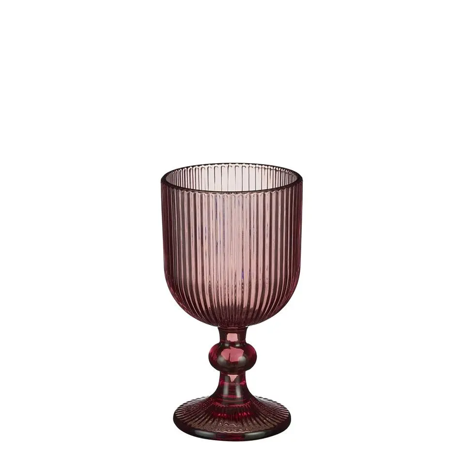 Mica Decorations Merlot Wijnglas - Set van 6 - 250 ml - Paars