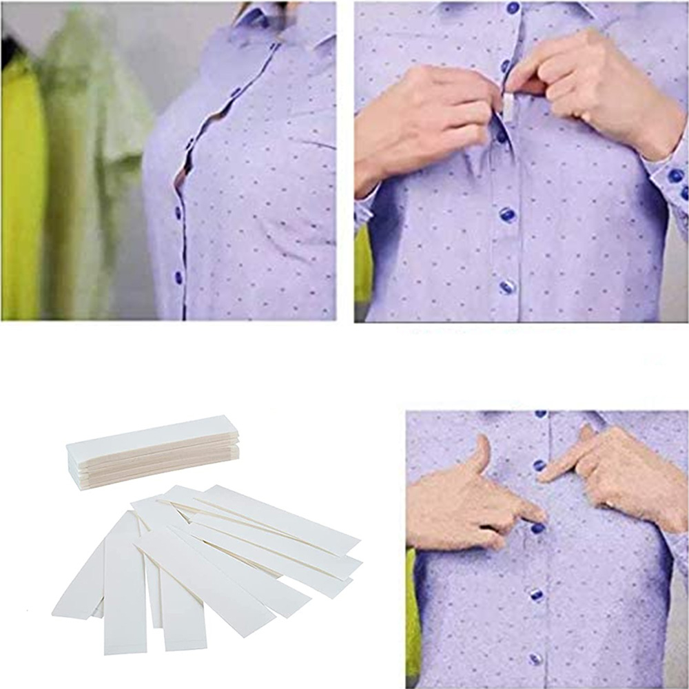 (50er Set) Selbstklebendes Fashion Tape Doppelseitige Körper Klebeband Sticker - Transparent