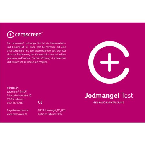 Sunday Natural Products  Jodmangel Urintest