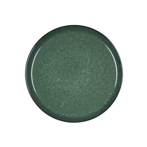 Bitz Gastro Middagstallerken, Sort/Grøn, Ø27 cm