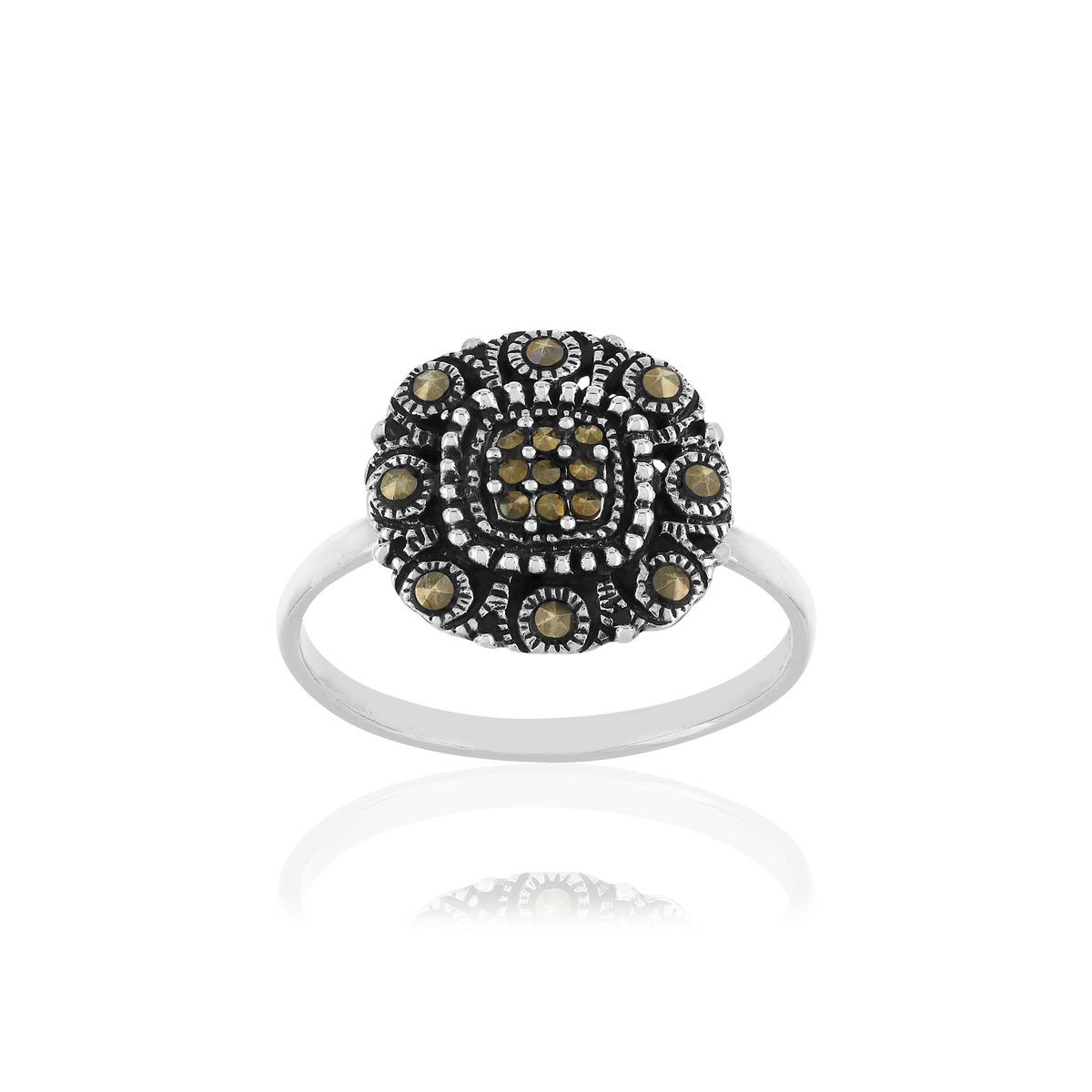 Bague argent 925 marcassites