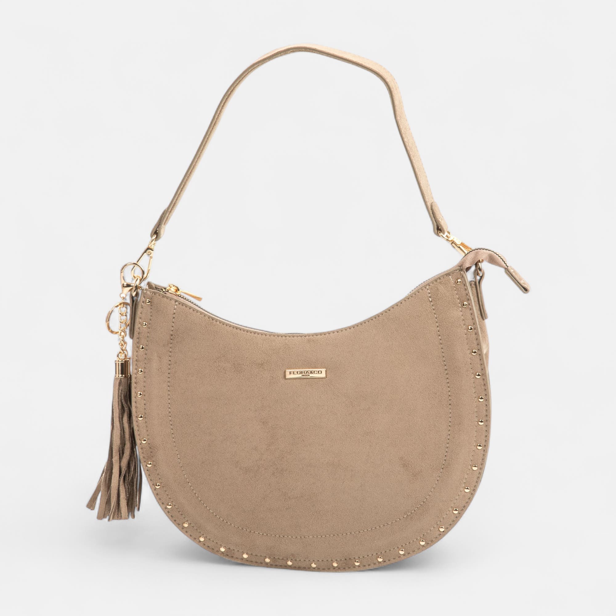 Sac bandoulière taupe