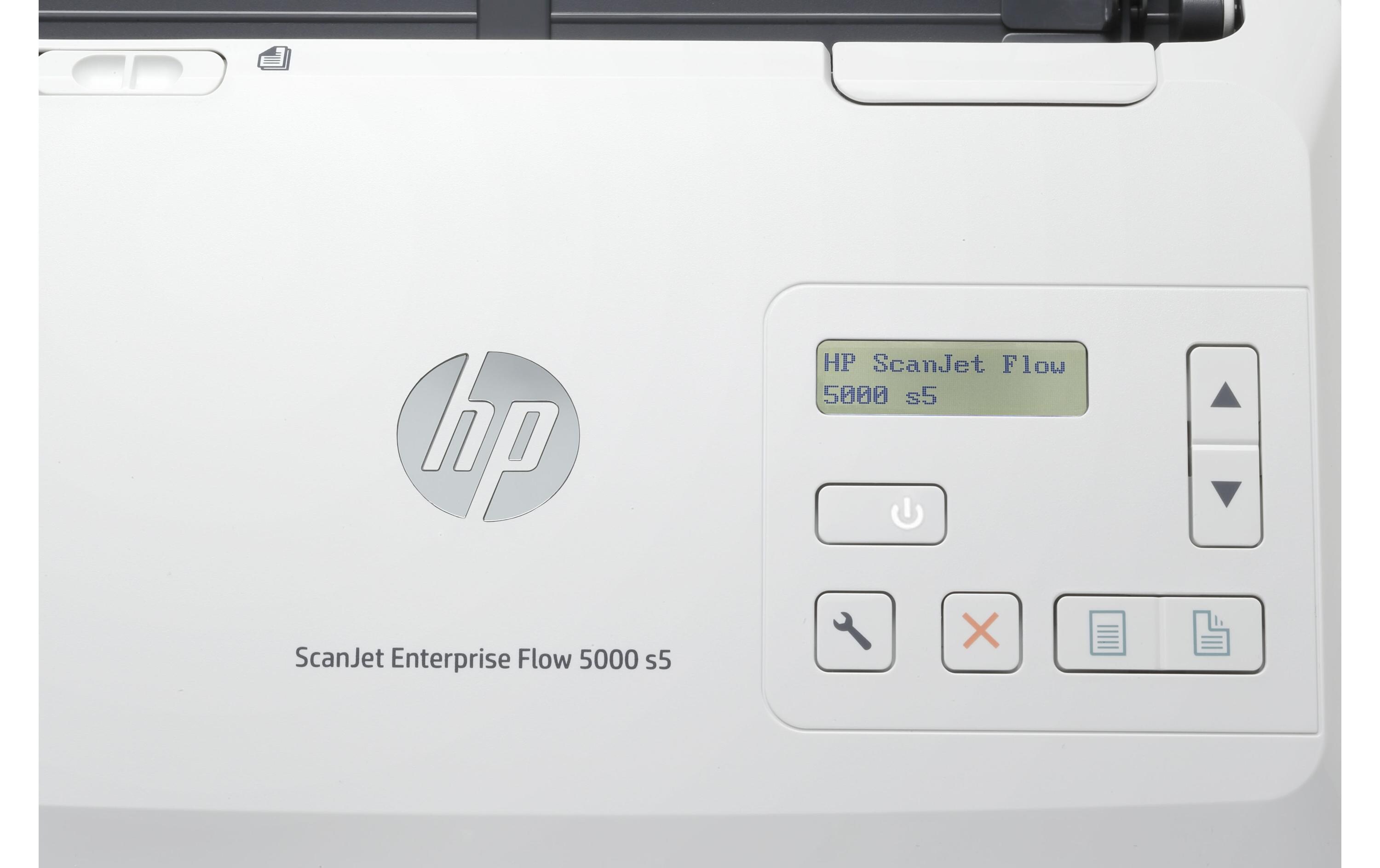 Dokumentenscanner ScanJet Enterprise Flow 5000 s5<br>Dokumentenscanner für kleine Unternehmen mit Scanvolumen bis zu 7'500 Seiten pro Tag