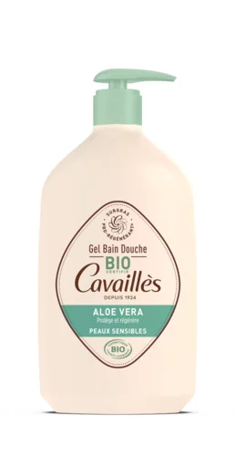 Gel Bain Et Douche Aloe Vera Cosmebio Peaux Sensibles Rogé Cavaillès - 1L