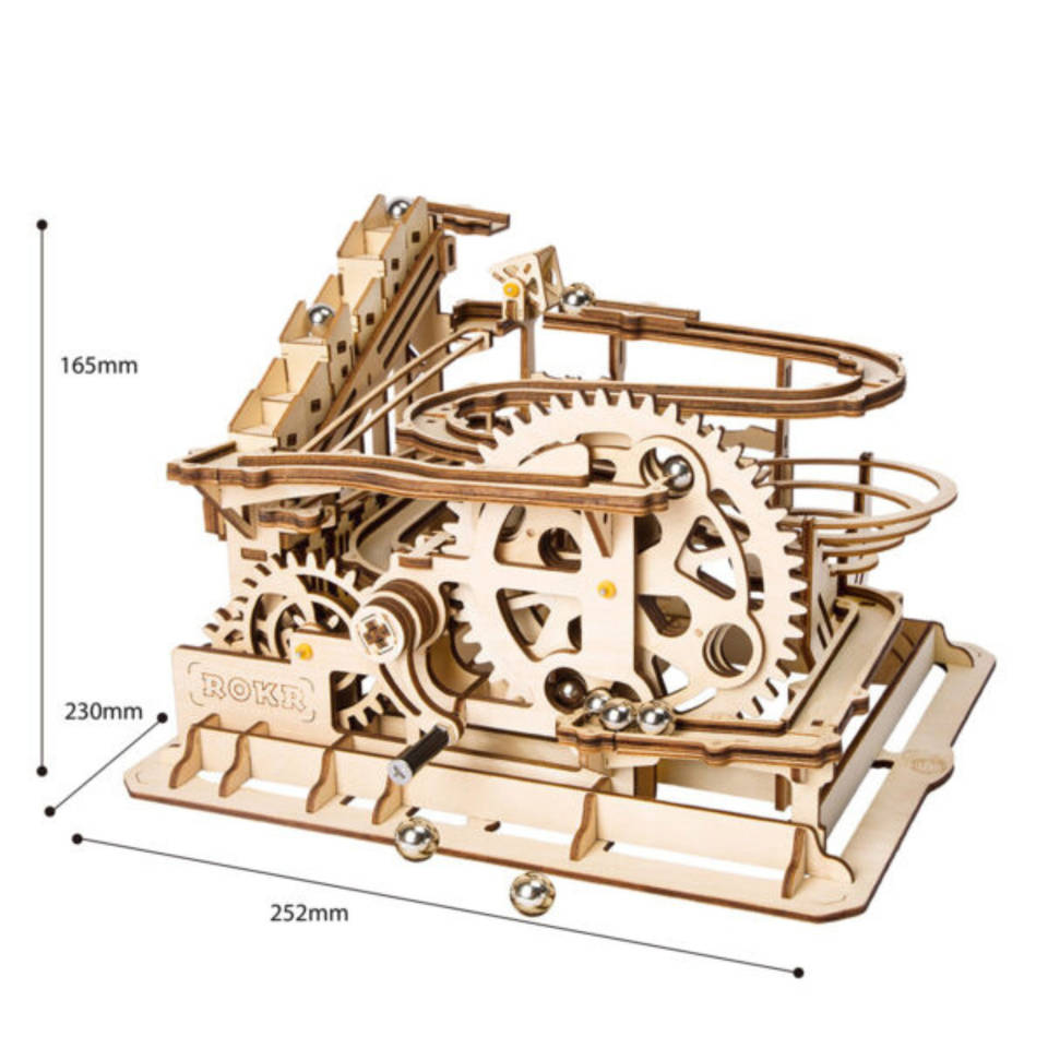 Robotime Marble Run 3D houten knikkerbaan