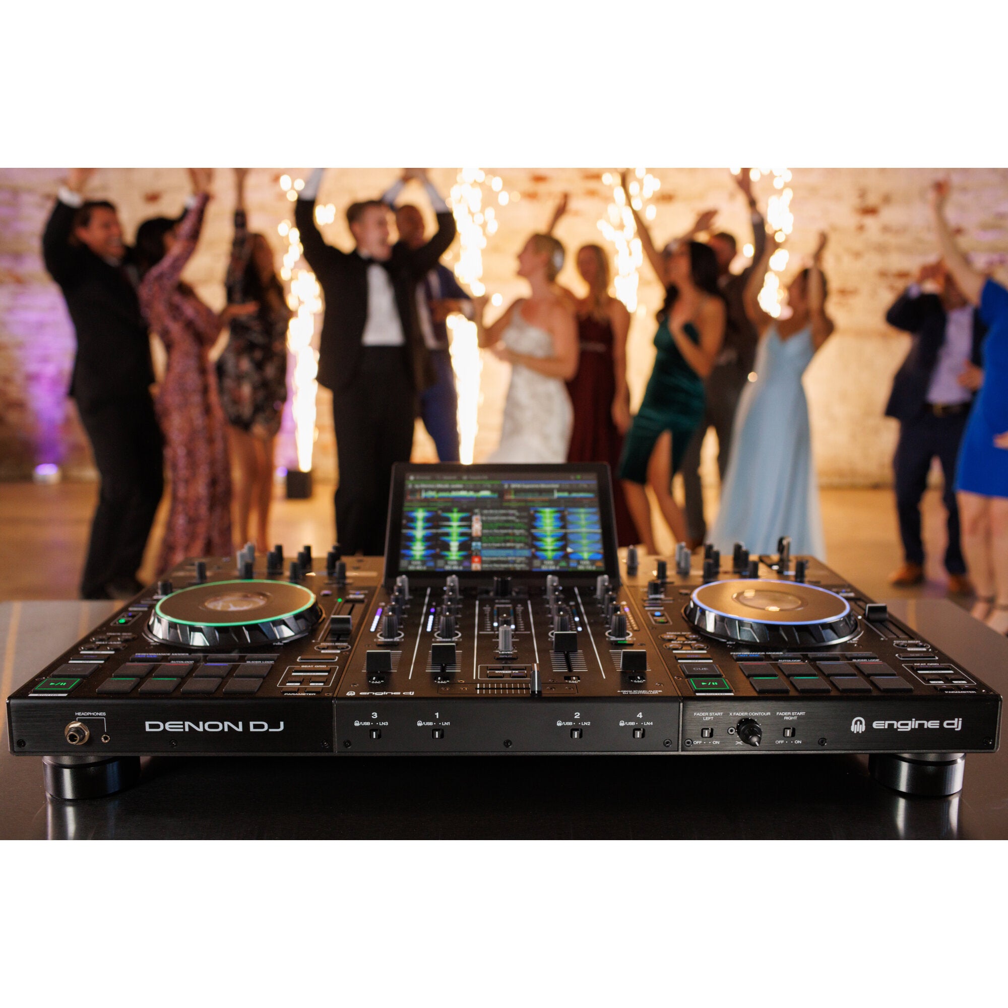 Denon DJ Prime 4+ 4-deck standalone DJ-controller