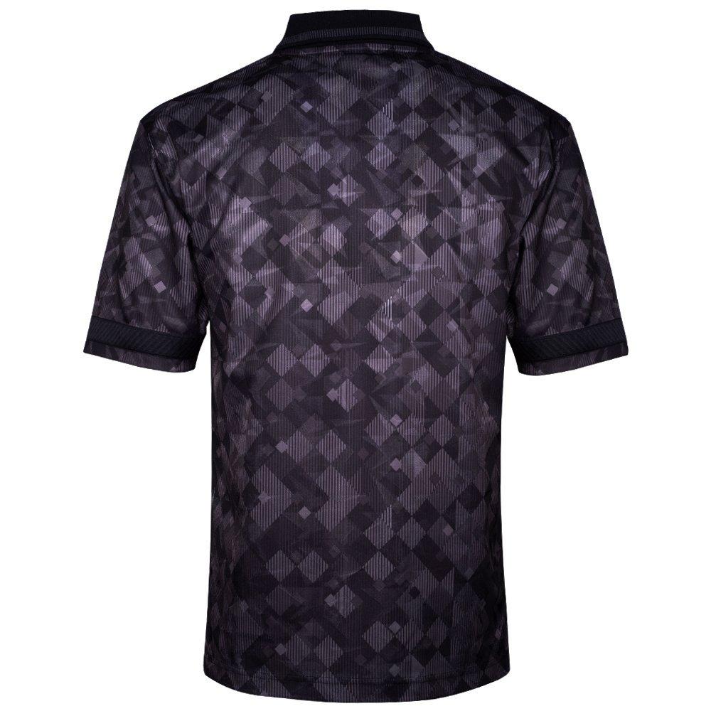 Score Draw Score England 1990 Black Out Retro Shirt